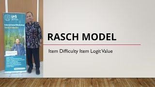 10 RASCH Model item difficulty item logit value [upl. by Mavra321]