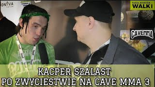 KACPER SZALAST po zwycięstwie z T GAWROŃSKIM quotPodchodziłem do pojedynku jak do walki do ALMMAquot [upl. by Leno]