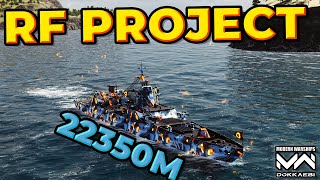 RF PROJECT 22350M New October Gacha Ship  MODERN WARSHIP  ULTRA SETTING 2K [upl. by Itnahs]