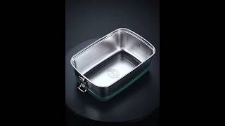 Stainless steel lunch box [upl. by Gilberta124]