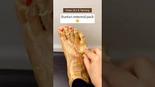 🔥Get Fair Feet In 5minute  Feet Cleaning Tips  Most Easy PedicureRemove Suntan youtube shorts [upl. by Tolmach]