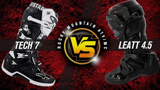 Alpinestars Tech 7 vs Leatt 45  Which Motocross Boot is Best For You [upl. by Sussna]