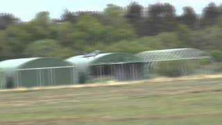 Blackbushe 2013 Composite ARF Eurosport Emergency Landing [upl. by Gnok570]