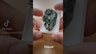 Diopsid aus Piemonte ItalienDiopside from Piemonte Italy [upl. by Otila]