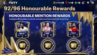 WOW OFFICIAL HONOURABLE MENTION UTOTY IN FC MOBILE 24  NEW TOTY EVENT amp FREE REWARDS FC MOBILE [upl. by Anon957]