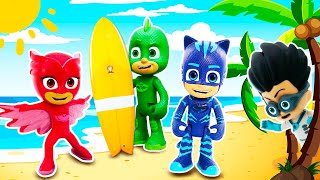 ¡Los PJ Masks están de vacaciones Juguetes de los Héroes en Pijamas [upl. by Kellia]