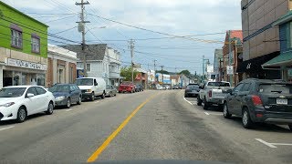 Driving around downtown Digby [upl. by Airual]