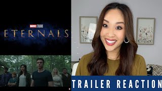 Marvels Eternals Trailer  First Look Footage REACTION [upl. by Rheinlander]