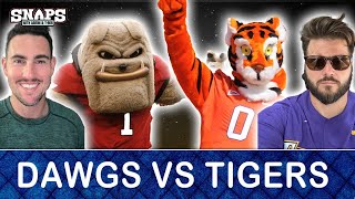 Week 1 Dawgs against the Tigers Who will start off with the big W [upl. by Ganley]