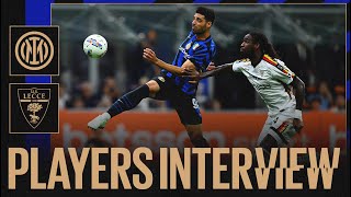 LINTERVISTA DI TAREMI  INTER 20 LECCE  PLAYERS INTERVIEW 🎙️⚫🔵 [upl. by Ecnerol]