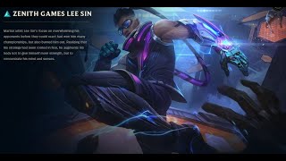 LEE SIN REWORK ON THE PBEZENITH GAMES SKIN WHITE CHROMAMASSIVE REWORK04132024 [upl. by Aiek]