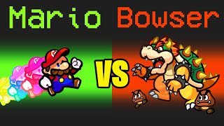 MARIO vs BOWSER in Among Us [upl. by Uhp399]