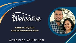 Belmopan Nazarene Church Pastor Appreciation Sunday LIVE [upl. by Tija]