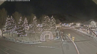 Jackson Town Square Live Webcam  SeeJHcom [upl. by Latsirk]