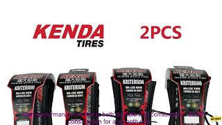 1005005556375807 2PCS New KENDA KRITERIUM K1018 BICYCLE tires 700x23c 700x25c ROAD B [upl. by Desimone754]