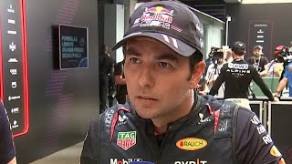 Sergio Perez Weve been strong the whole weekend  Sprint Interview 2024 Sao Paulo GP [upl. by Ybok178]