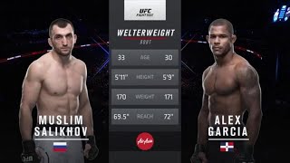 Muslim Salikhov vs Alex Garcia [upl. by Tychon576]