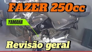 Fazer 250cc revisão geral Parte 2 [upl. by Amilas]