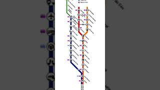 Mapa do metrô do Recife 2024 [upl. by Inna]