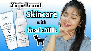 SKINCARE with Goats Milk  ZIAJA Goats Milk Cleanser amp Cleansing Toner Review  ZIAJA BANGLADESH [upl. by Schou]