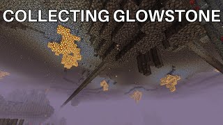 Minecraft Survival  Collecting Glowstone  No Commentary [upl. by Amimej376]