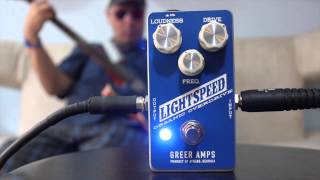 Lightspeed Organic Overdrive  Greer Amps  Als Music Factory Spain [upl. by Narmis]