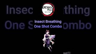 Insect breathing Best 1Shot Combo roblox demonfall demonslayer [upl. by Llewon]