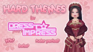 HARD THEME Outfits In DRESS to IMPRESS For YOU GUYS NONVIP  VIP Part 3 Y3K BoHo Tudor Period [upl. by Petracca242]