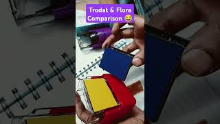 Trodat amp Flora self inking Stamp comparison trodat stamps comparison viral shorts [upl. by Reta]