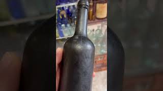 Black glass bottle from 1850s 1890s found in Antique store in NC [upl. by Goltz]