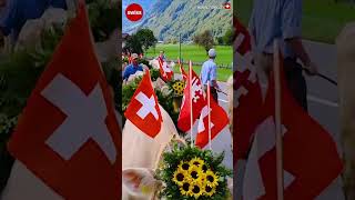 🐄🏠 Switzerland 🇨🇭 🌺 Cow Festival  Swiss Cow Parade  Alpabzug Ababfahrt  swiss [upl. by Anaig]