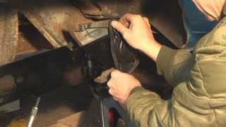 VW Bus Lowering with Adjustable Spring Plates  DIY German Aircooled Garage 8 [upl. by Keffer]