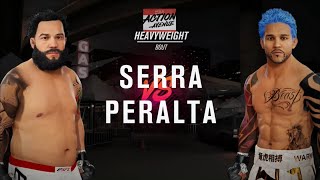 UFC Squad Tournament 4 Round 1 Fight 3 John quotMount Italyquot Serra vs Steven quotWarendswithmequot Peralta [upl. by Riggins]