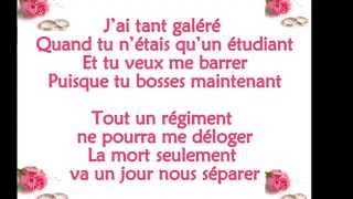 JACKY BIHO  Tu Vas Mépouser Paroles  Lyrics [upl. by Sari688]