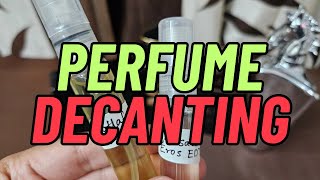 How To Decant Perfumes  Perfume Decanting Secrets Unveiled [upl. by Nosro]