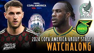 Mexico vs Jamaica live watchalong  2024 Copa America [upl. by Earla18]