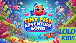 Tiny Fish Big Adventurebaby fish baby shark kids song nursery rhymes3D animation [upl. by Vivian48]