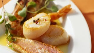 Recette  Coquille SaintJacques en trio [upl. by Llenol]