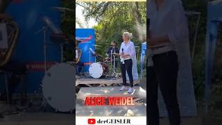 💙 Unsere Kanzlerin bekommt ein Konzert 😅 aliceweidel dergeisler afd [upl. by Htenywg]