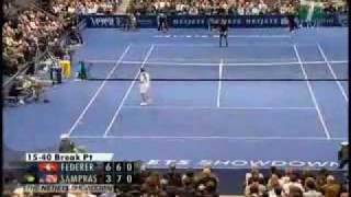 Federer vs Sampras New York Madison Square Garden [upl. by Reo]