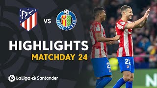 Resumen de Atlético de Madrid vs Getafe CF 43 [upl. by Yael]