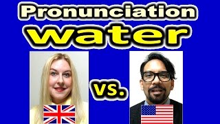 How to Pronounce WATER in British and American English  ForB English Lesson [upl. by Christian]