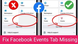 How to Fix Events Tab Missing From Facebook 2024 Facebook Events Tab Missing Problem Solve [upl. by Lars483]