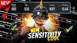 2024 Best Sensitivity Settings For All Devices Gyroscope amp Non Gyro  PUBG MOBILE 🔥 [upl. by Leugim]