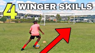 LEARN 4 Skills to CUT INSIDE as a WINGER  Win your 1v1 challenges [upl. by Assiled]