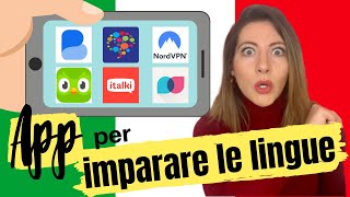 11 App Gratuite per Imparare le LINGUE STRANIERE italiano inglese spagnolo francese 📲 [upl. by Yedok763]