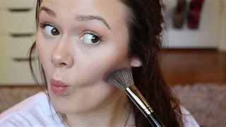 How To BronzeContourBlushHighlight The Face [upl. by Bluefarb127]