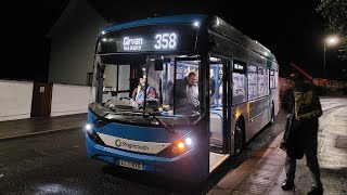 Stagecoach West Scotland Enviro200EV LC71 KYB  64012 on Route 358 for Girvan via Dailly [upl. by Stanleigh]