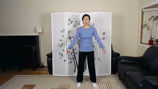 Ba Duan Jin Eight Pieces of Brocade Qigong Moves 3 amp 4 [upl. by Choong243]