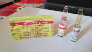 VITCOFOLC injection review in Hindi [upl. by Tnek199]